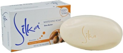 SILKA Whitening Soap Shea Butter -135g (Pack of 1)(135 g)