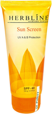 

Herbline SPF-40 Sun Screen Cream 100gm - SPF SPF-40 PA+(100 g)