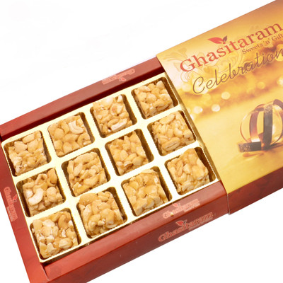 Ghasitaram Gifts Roasted Cashew Delight 18 pcs Box(18 x 16.67 g)