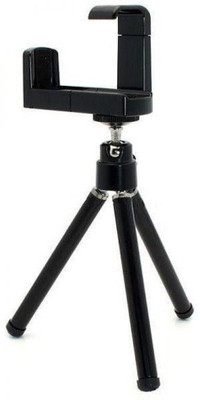 

Cellphonez 2294 Mini Tripod Cellular Mobile Holder Monopod(Black, Supports Up to 300 g)