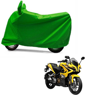 ABP Two Wheeler Cover for Bajaj(Pulsar RS 200, Green)