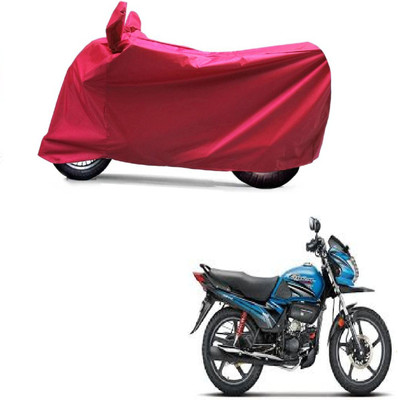 Auto Age Two Wheeler Cover for Hero(Passion Pro TR, Red)