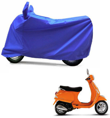 Auto Age Two Wheeler Cover for Piaggio(Vespa LX, Blue)