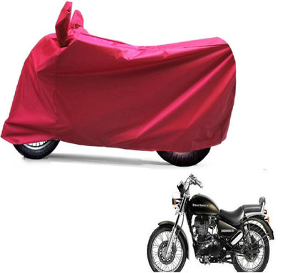 Auto Age Two Wheeler Cover for Royal Enfield(Thunderbird 350, Red)