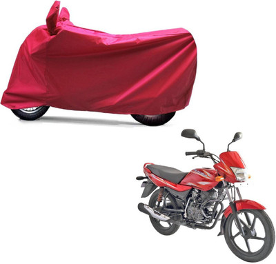 Autocraft Two Wheeler Cover for Universal For Bike(Red)