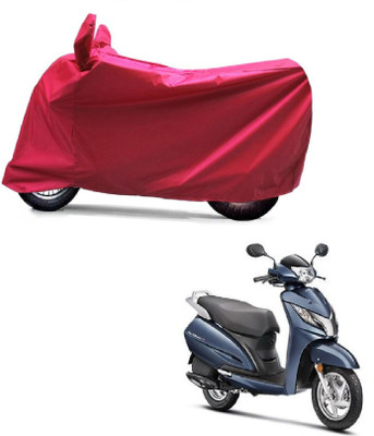 Auto Age Two Wheeler Cover for Honda(Activa 125, Red)