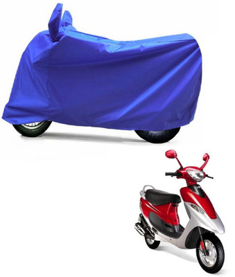 Autocraft Two Wheeler Cover for TVS(Scooty Pep+, Blue)