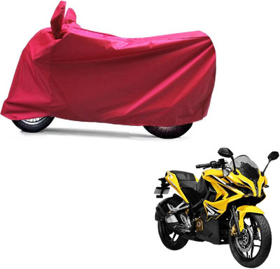 KAAZ Two Wheeler Cover for Bajaj(Pulsar RS 200, Red)