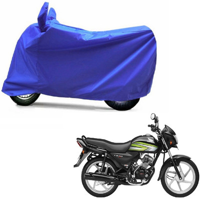 Auto Age Two Wheeler Cover for Honda(CD 110 Dream, Blue)