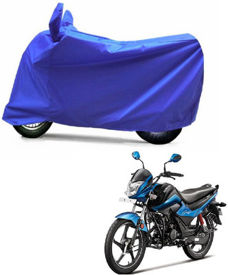 KAAZ Two Wheeler Cover for Hero(Splendor I Smart, Blue)