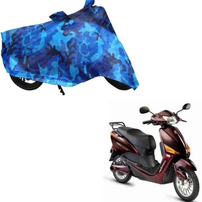 dhcreation Two Wheeler Cover for Hero(Streek, Blue)