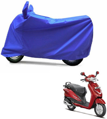 Auto Age Two Wheeler Cover for Hero(Duet, Blue)