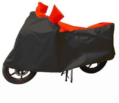 PrishaGold Two Wheeler Cover for Piaggio(Black)