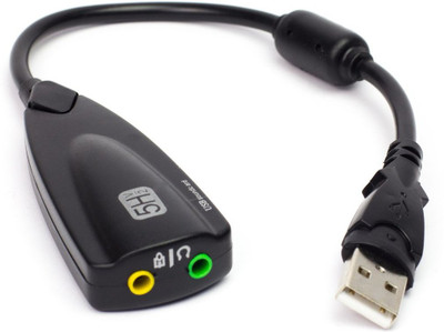 

Ultima Cords & Cables USB TO SOUND USB Adapter(Black)
