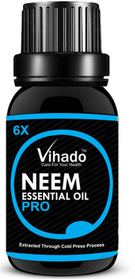 

Vihado 6x PRO Pure Neem Oil 18gm (Azadirachta Indica) 100% Natural Cold Pressed (Pack of 1)(18 ml)