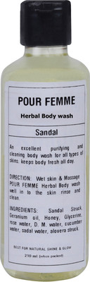 

POUR FEMME Herbal Sandal Body Wash(210 ml)