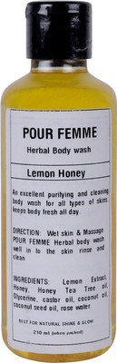 

POUR FEMME Herbal Lemon Honey Body Wash(210 ml)