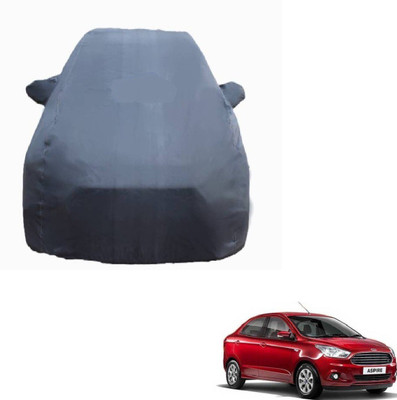 AUTO STAR Car Cover For Ford Figo Aspire (With Mirror Pockets)(Grey)