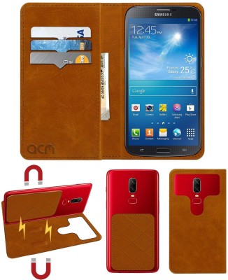 ACM Flip Cover for Samsung Galaxy Mega 5.8(Gold, Cases with Holder, Pack of: 1)