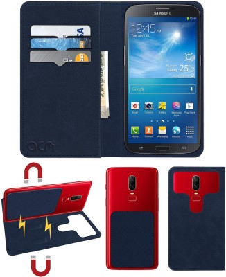 ACM Flip Cover for Samsung Galaxy Mega 5.8(Blue, Cases with Holder, Pack of: 1)