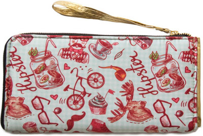 

Band Box Casual Multicolor Clutch