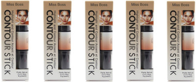 

Miss Boss kb contour stick 2in1 Concealer pack of 5 Concealer(beige)