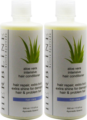 

Herbline Aloevera Intensive Hair Conditioner 500ml Pack Of-2(500 ml)