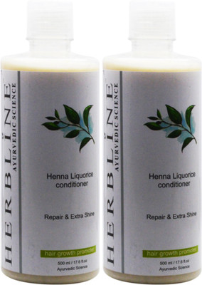 

Herbline Henna Liquorice Conditioner 500ml Pack Of-2(500 ml)