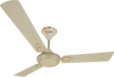 

Lazer Euro 1200 MM 3 Blade Ceiling Fan(Pearl Ivory, Pack of 1), Brown