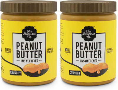 

The Butternut Co. Unsweetened Peanut Butter (Crunchy) (1 Kg Pack of 2) 2 kg(Pack of 2)
