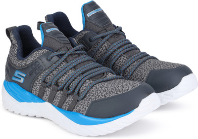 

Skechers Boys Lace Running Shoes(Grey, Ccbl