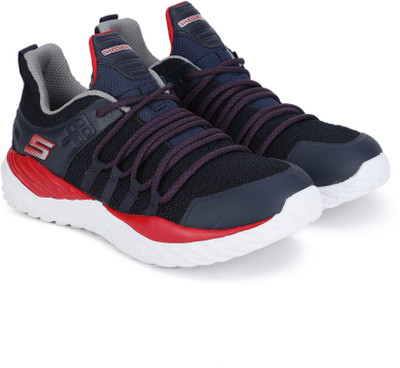 

Skechers Boys Lace Running Shoes(Dark Blue, Nvrd