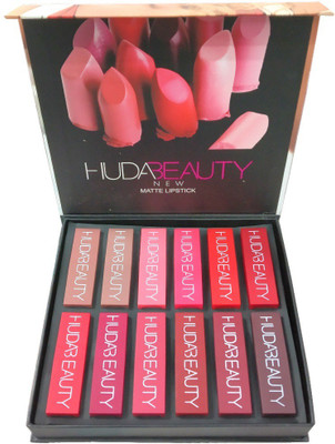 

Huda Beauty New Long Lasting & Comfortable Matte Lipstick(Multicolor)