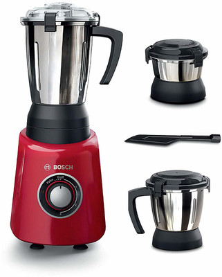 BOSCH MGM4331RIN TrueMixx MGM4331RIN 600 Mixer Grinder (3 Jars, Red)