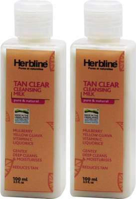 

Herbline Tan Clear Cleansing Milk 100ml Pack Of-2(100 ml)