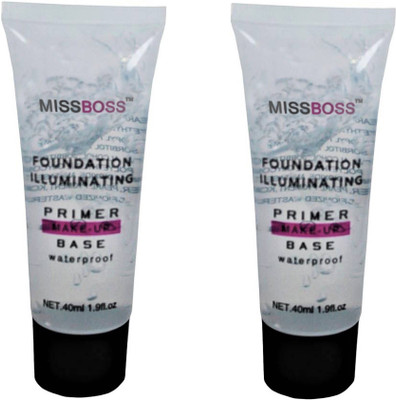 

Miss Boss Foundation illuminating Primer - 40 ml Primer pack of 2 Primer - 80 ml(transparent)