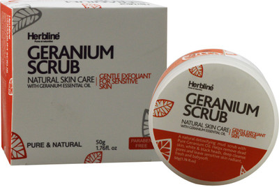 

Herbline Geranium Scrub 50gm Scrub(50 g)