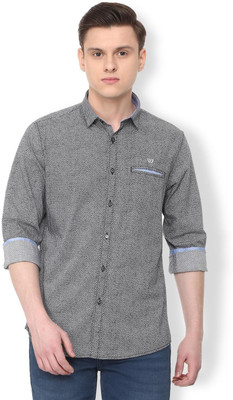 van-heusen-men-geometric-print-casual-grey-black-shirt