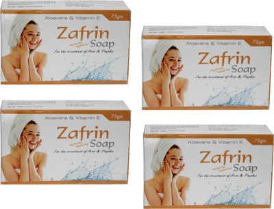 

Zafrin Aloevera & Vitamin-E Tratment Acne and pimple Soap(300 g, Pack of 4)