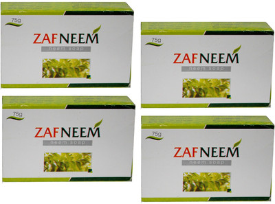 

Zafneem Pure Neem Soap(300 g, Pack of 4)