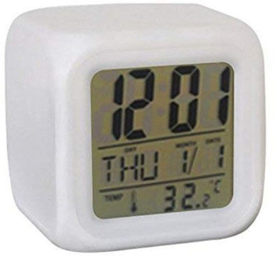 Nilkanth Trade Digital White Clock