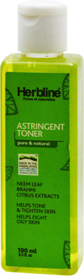 

Herbline Astringent Toner Neem Leaf Brahmi and Citrus 100ml(100 ml)