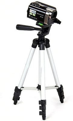

LIFEMUSIC Tripod-3110 Portable Adjustable Aluminum Lightweight Camera Stand With Three-Dimensional Head & Quick Release Plate and Mobile Clip Holder Best Use for Make Videos on Tiktok,Vigo Video,Snapchat.... Tripod(Multicolor, Supports Up to 3000 g)