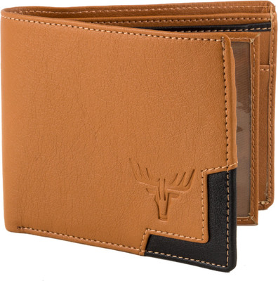 

Accezory Men Brown Artificial Leather Wallet(10 Card Slots)