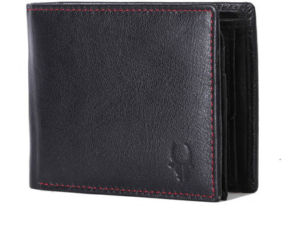 

WildHorn Men Black Genuine Leather Wallet(6 Card Slots)