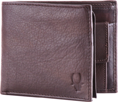 67% OFF on WILDHORN Men Casual Brown Genuine Leather Wallet(6 Card Slots)