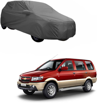 ANLOPE Car Cover For Chevrolet Tavera (With Mirror Pockets)(Grey)