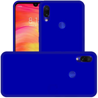 CASE CREATION Back Cover for Mi Redmi Note 7, Mi Redmi Note 7 Pro, Mi Redmi Note 7S(Blue, Waterproof, Silicon, Pack of: 1)