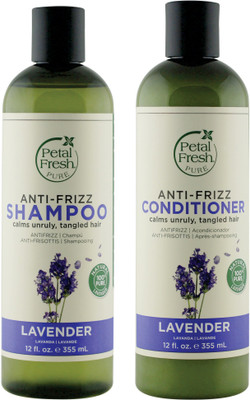 

Petal Fresh Anti Frizz Shampoo & Conditioner Lavender 355 Ml(Set of 2)