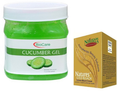 

Biocare CUCUMBER GEL 500GM NATURES ESSENCE GOLD BELACH 50G(Set of 2)